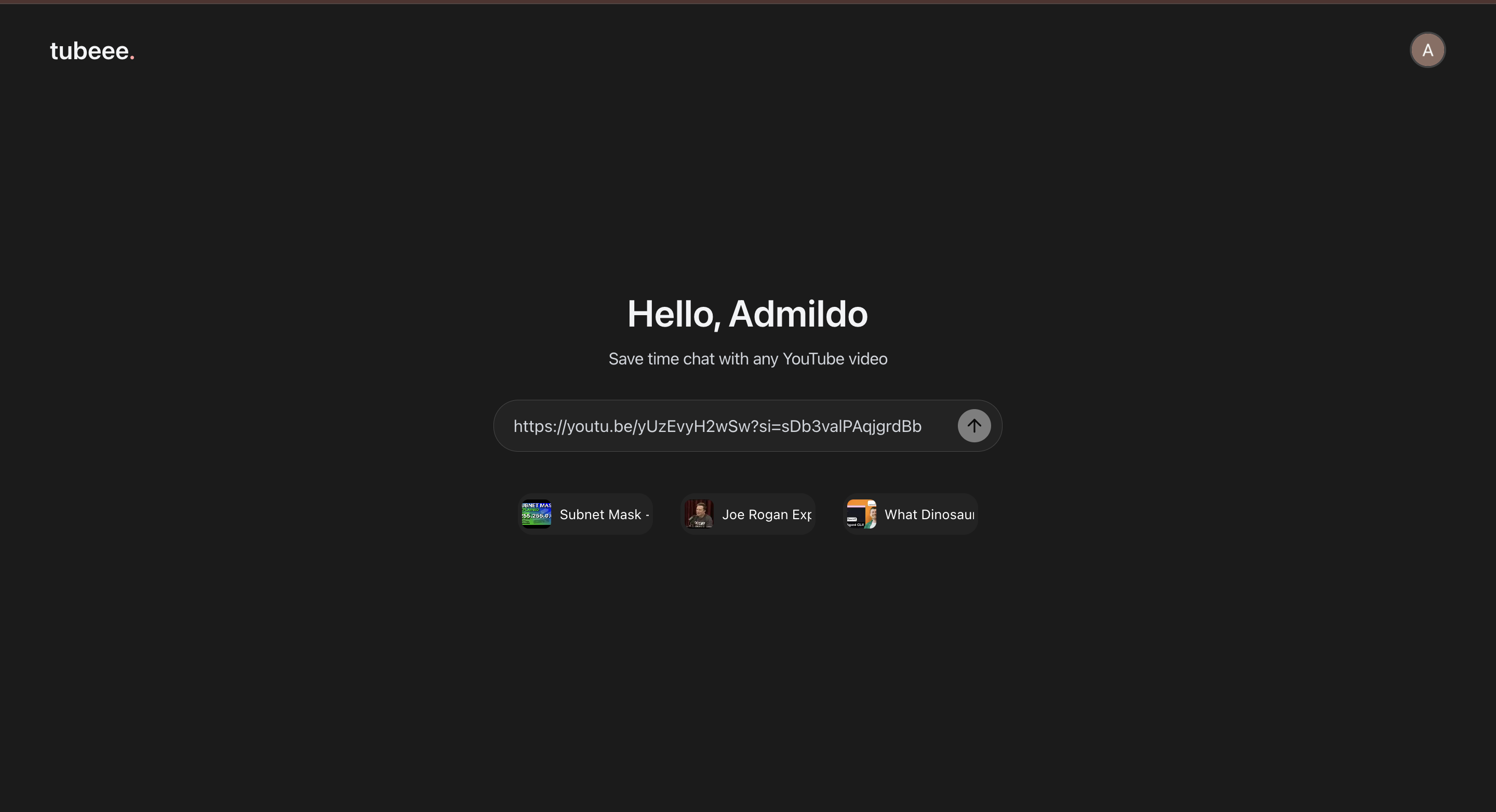 Tubeee - Chat App
